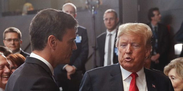 Πέδρο Σάντσεθ και Ντόναλντ Τραμπ