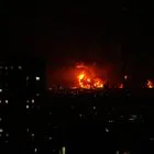 Φλόγες μετά από χτύπημα σε διυλιστήριο στην Τεχεράνη