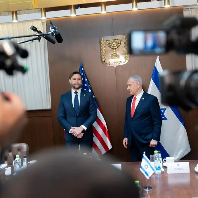 Τζέι ντι Βανς και Μπέντζαμιν Νετανιάχου