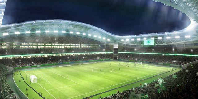 Παναθηναϊκός: Συμφωνία-μαμούθ για την κατασκευή του στεγάστρου στο νέο γήπεδο του τριφυλλιού