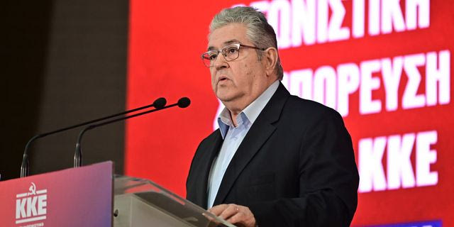 Κουτσούμπας: “Καμία θυσία για τους πολέμους  τους” – Εκδήλωση της ΚΕ του ΚΚΕ στο ΣΕΦ