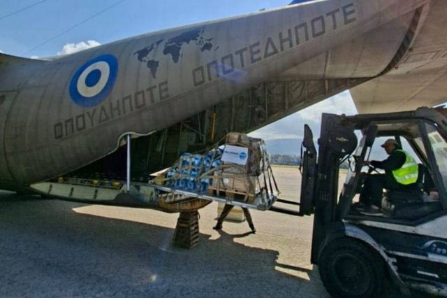 Η Ελλάδα απέστειλε ανθρωπιστική βοήθεια στον Λίβανο