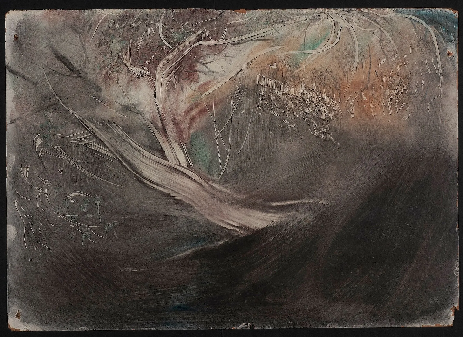 Βλαντίμιρ Τάτλιν[Χάρκιβ (Ρωσική Αυτοκρατορία, σημ. Ουκρανία) 1885 – Μόσχα (ΕΣΣΔ, σημ. Ρωσία) 1953] Δέντρο, 1940 Λάδι σε χαρτόνι, 35,2 × 49,8 εκ. MOMUS-Μουσείο Μοντέρνας Τέχνης-Συλλογή Κωστάκη Αρ. έργου 1083.80-674 