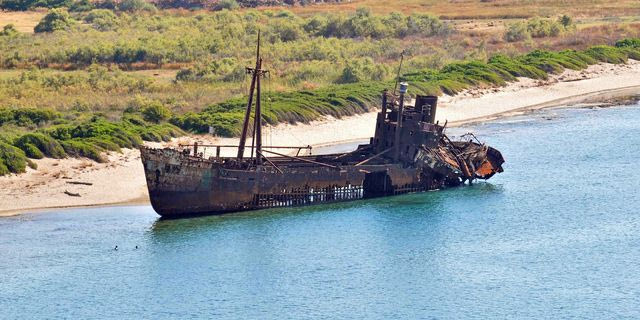 Το ναυάγιο ''Δημήτριος'' στο Γύθειο