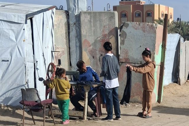 Η ζωή στους καταυλισμούς στην Khan Yunis
