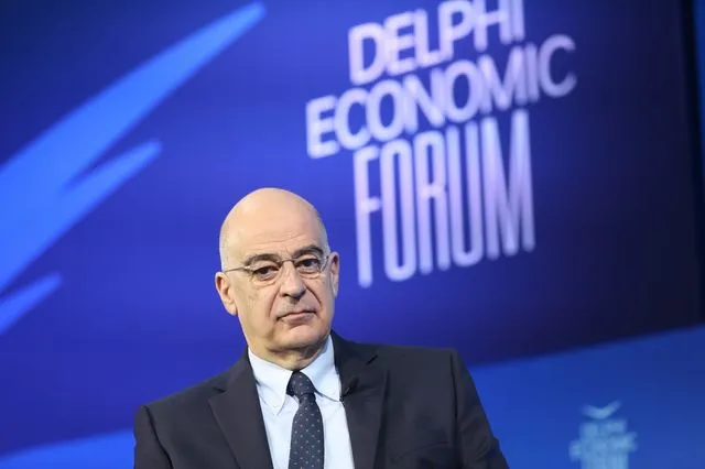 O Υπουργός Εθνικής Άμυνας, Νίκος Δένδιας, στο Οικονομικό Φόρουμ των Δελφών