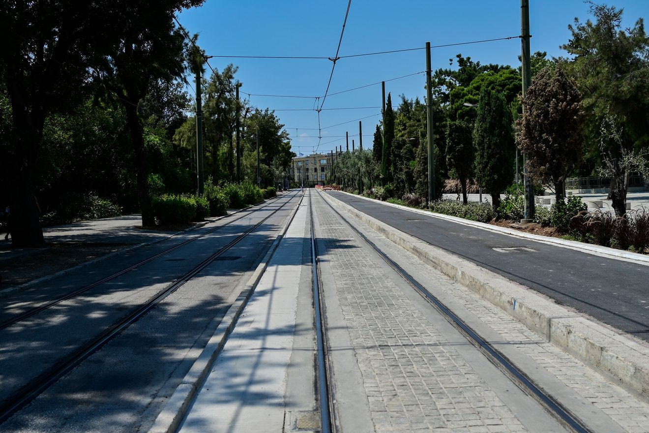 Στιγμιότυπο από την λεωφόρο Βασιλίσσης Όλγας στην Αθήνα