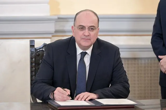 Η Ορκωμοσία του Μακάρια Λαζα΄ριδη ως νέο μέλος της κυβέρνησης ενώπιον του Προέδρου της Δημοκρατίας Κωνσταντίνου Αν. Τασούλα και παρουσία του Πρωθυπουργού Κυριάκου Μητσοτάκη - Σάββατο 4 Απριλίου 2026