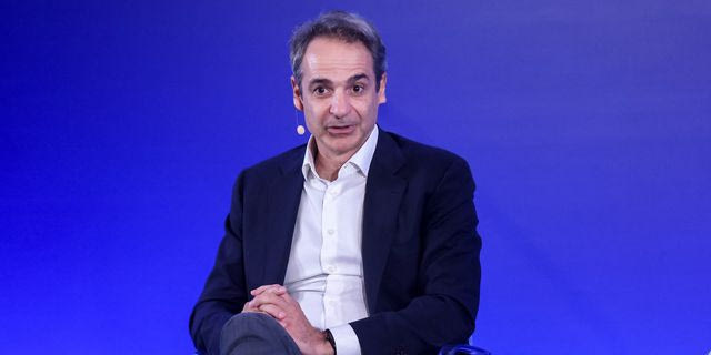 Ο Κυριάκος Μητσοτάκης στις εργασίες του 4ου προσυνεδρίου της Νέας Δημοκρατίας στο Ηράκλειο Κρήτης, Δευτέρα 20 Απριλίου 2026.