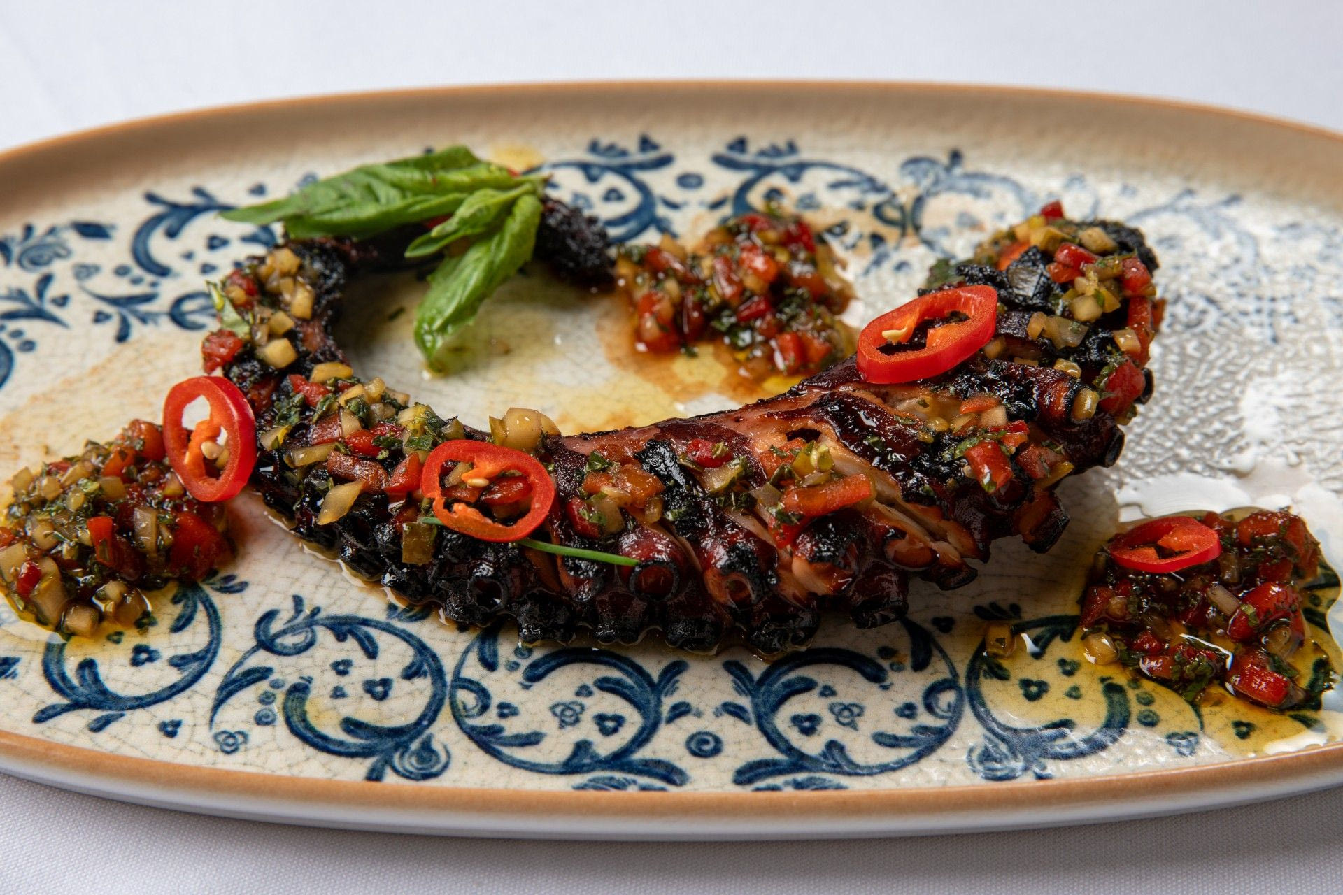 Πιάτο με Χταπόδι στο Delos