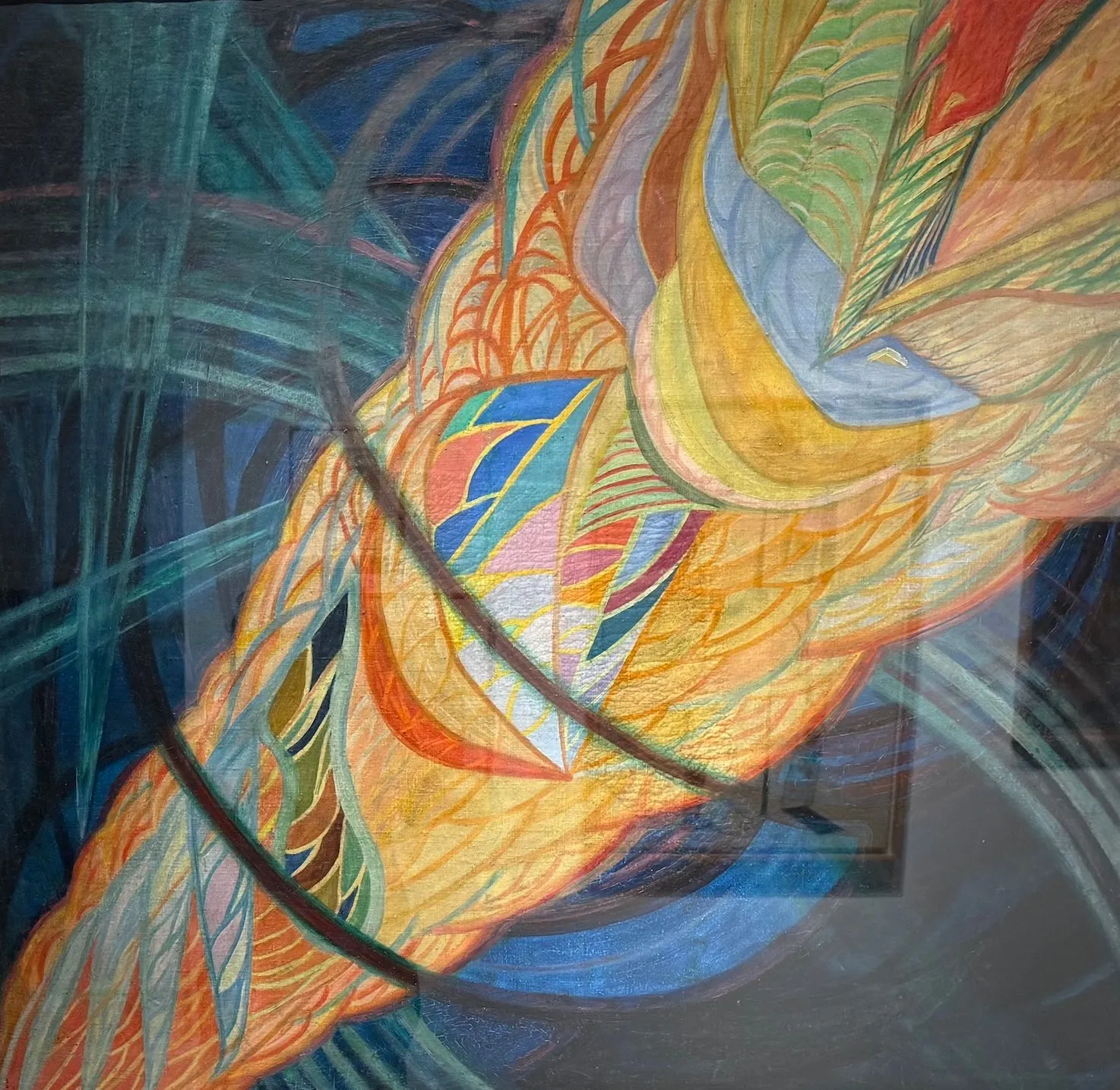 Κίνηση οργανικής φόρμας (recto) || Έντερ Μπορίς (1893 - 1960) 1919 || 1919-1920 | 104 x 101 εκ Λάδι σε καμβά