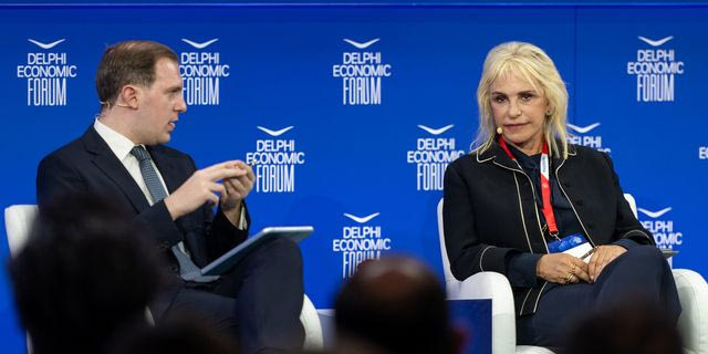 Η Ιουλία Τσέτη και ο δημοσιογράφος Γιώργος Ευγενίδης