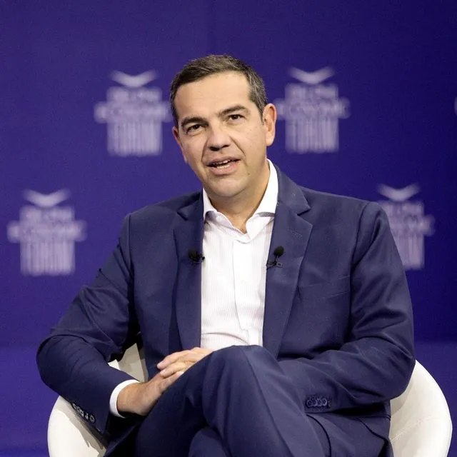 Ο Αλέξης Τσίπρας στο Οικονομικό Φόρουμ των Δελφών (φωτογραφία αρχείου)