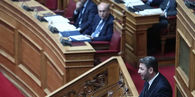 Κωστής Χατζηδάκης και Νίκος Ανδρουλάκης