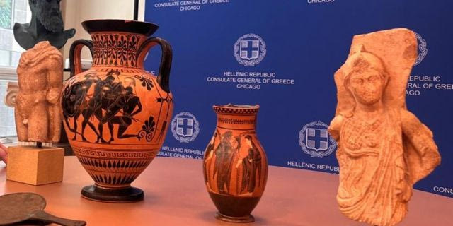 5 αρχαιότητες επιστρέφουν από το Σικάγο στην Ελλάδα