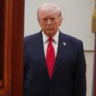 Ο Ντόναλντ Τραμπ λίγο πριν το διάγγελμα για το Ιράν από το Cross Hall του Λευκού Οίκου - Τετάρτη 1 Απριλίου 2026, Ουάσινγκτον