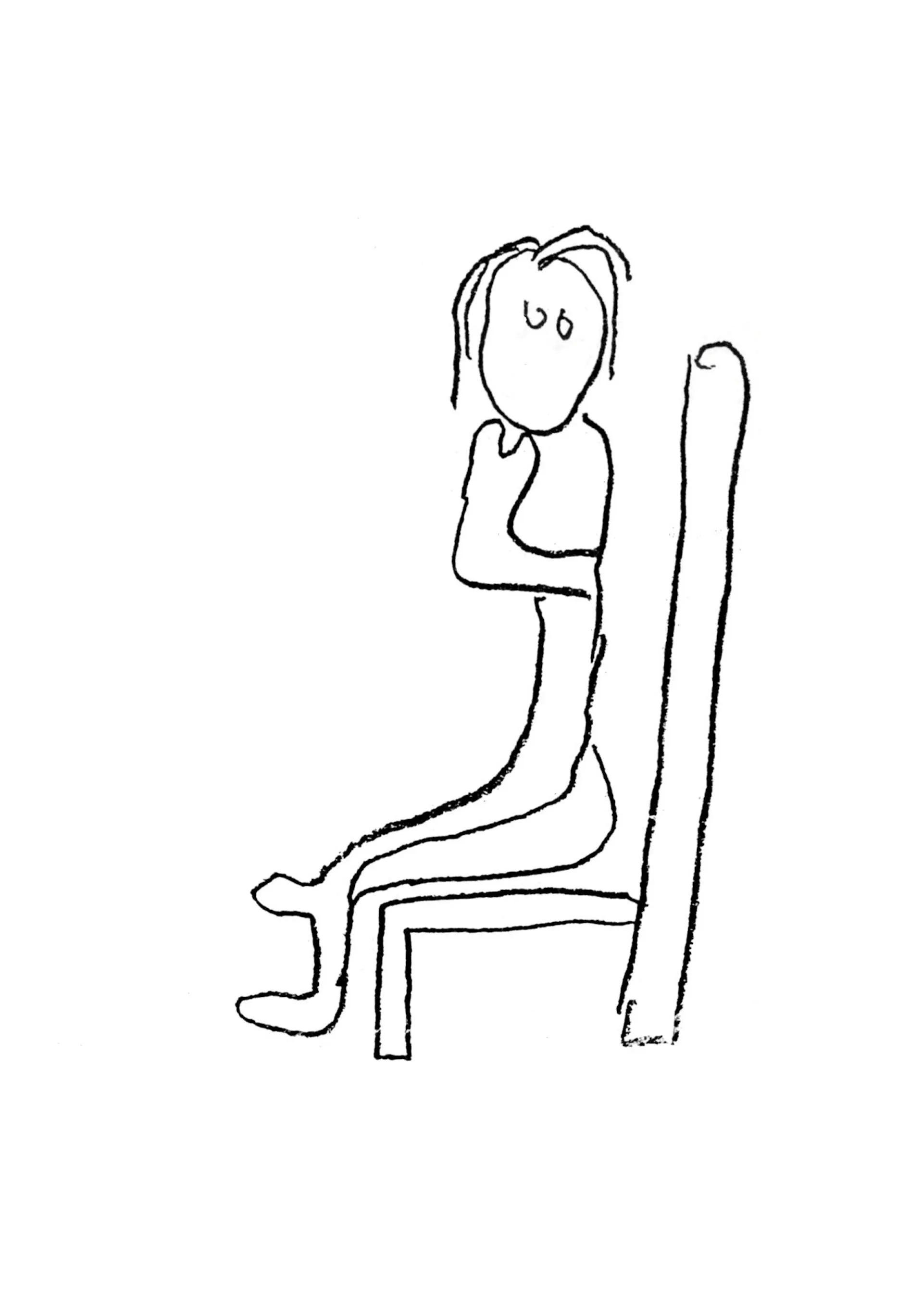 Ένα από τα σκίτσα που έκανε ο ζωγράφος στο Δρομοκαϊτειο