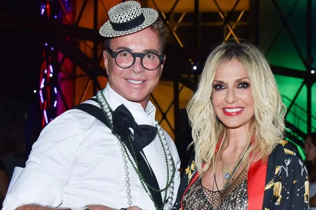 O Λάκης Γαβαλάς και η Άννα Βίσση (φωτογραφία αρχείου)