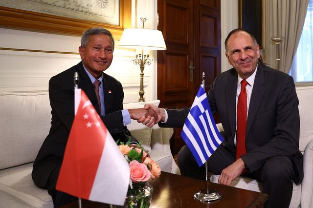 Γιώργος Γεραπετρίτης και Βίβιαν Μπαλακρίσναν