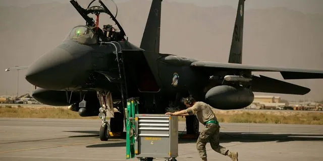 Αμερικανικό αεροσκάφος F-15E (φωτογραφία αρχείου)