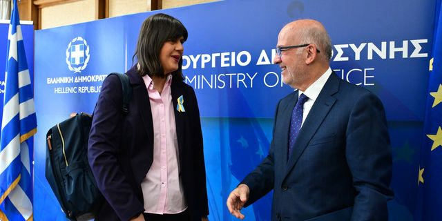 Συνάντηση Κοβέσι – Φλωρίδη στο υπ. Δικαιοσύνης: Τι συζήτησαν