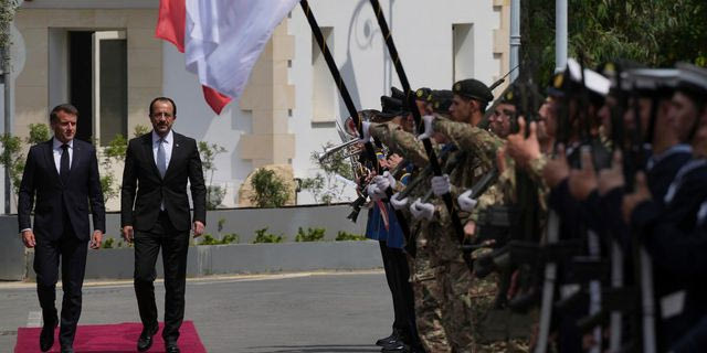 Εμανουέλ Μακρόν και Νίκος Χριστοδουλίδης