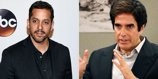 Από αριστερά: ο David Blaine και ο David Copperfield