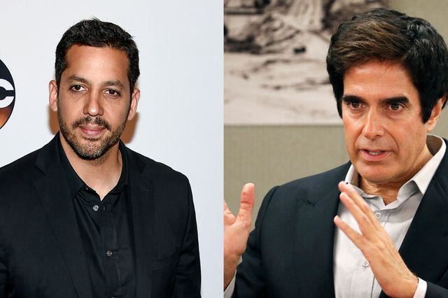Από αριστερά: ο David Blaine και ο David Copperfield