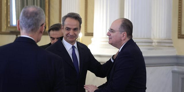 Κυριάκος Μητσοτάκης - Μακάριος Λαζαρίδης