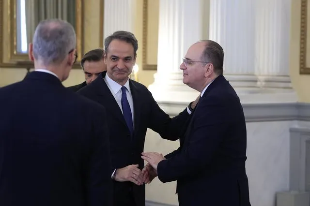 Κυριάκος Μητσοτάκης - Μακάριος Λαζαρίδης