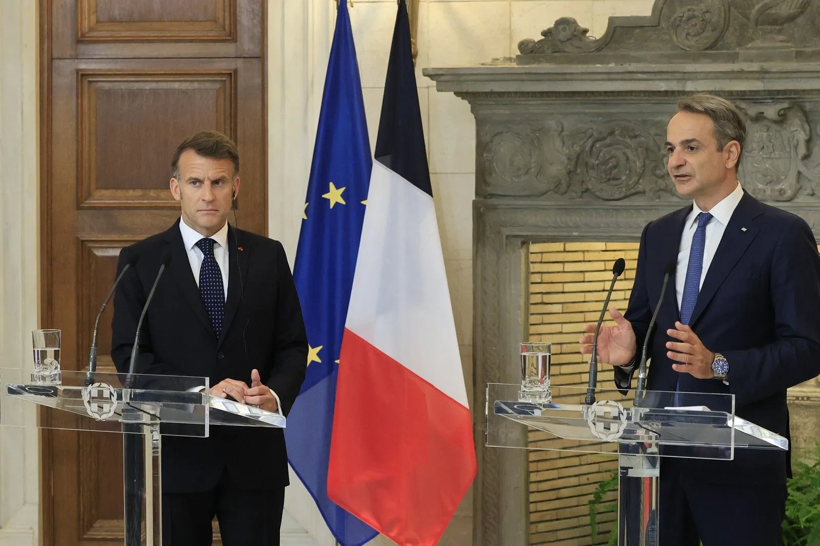 Μακρόν: Η συμμαχία των χωρών μας ενισχύει και την Ευρώπη - LIVE οι δηλώσεις με Μητσοτάκη