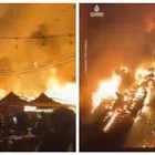 Μαλαισία: Πύρινη λαίλαπα σάρωσε παραθαλάσσιο χωριό – Καταστράφηκαν χιλιάδες σπίτια