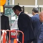 O Πρωθυπουργός Κυριάκος Μητσοτάκης σήμερα το μεσημέρι στο νοσοκομείο Ευαγγελισμός