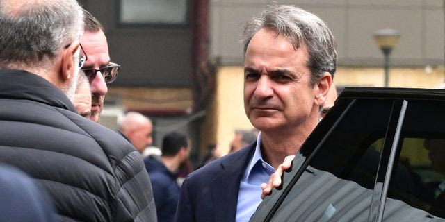 Ο Κυριάκος Μητσοτάκης στον Ευαγγελισμό