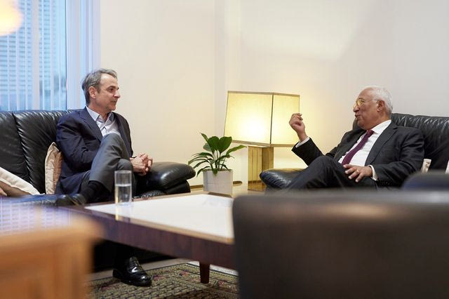 Συνάντηση Μητσοτάκη με τον πρόεδρο του Ευρωπαϊκού Συμβουλίου – Τι συζήτησαν