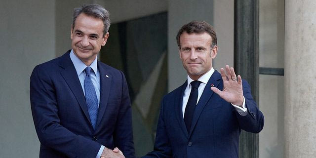Κυριάκος Μητσοτάκης, Εμανουέλ Μακρόν