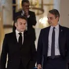 Εμανουέλ Μακρόν - Κυριάκος Μητσοτάκης