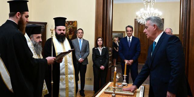 Ορκίστηκε ο νέος υφυπουργός Αγροτικής Ανάπτυξης, Αθανάσιος Καββαδάς