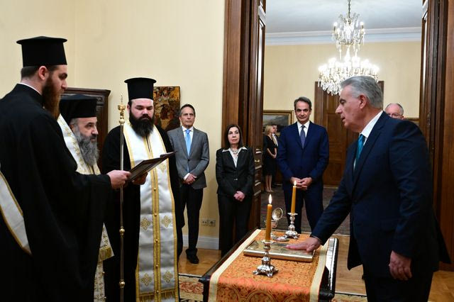 Ορκίστηκε ο νέος υφυπουργός Αγροτικής Ανάπτυξης, Αθανάσιος Καββαδάς