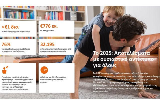 NN Hellas: Ισχυρές επιδόσεις το 2025 με επίκεντρο τον ψηφιακό μετασχηματισμό και ουσιαστική στήριξη της κοινωνίας