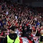 Χάποελ Τελ Αβίβ – Ολυμπιακός: Εντυπωσιακή ατμόσφαιρα από τους φίλους των ερυθρολεύκων