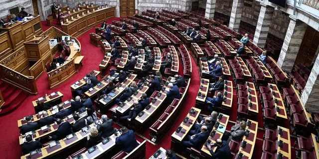 Τα έδρανα της Βουλής