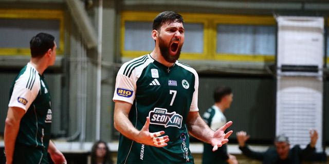 Παναθηναϊκός – Ολυμπιακός 3-0: Έκανε το sweep και προκρίθηκε στους τελικούς της Novibet Volley League