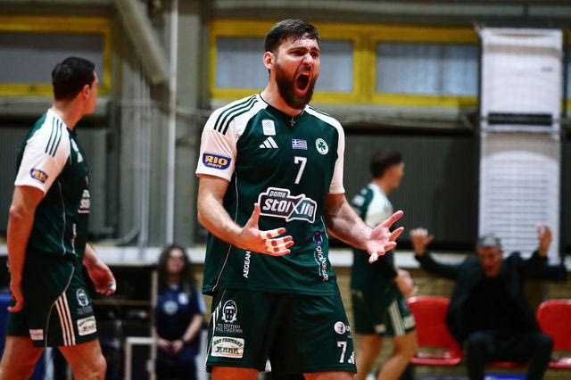 Παναθηναϊκός – Ολυμπιακός 3-0: Έκανε το sweep και προκρίθηκε στους τελικούς της Novibet Volley League