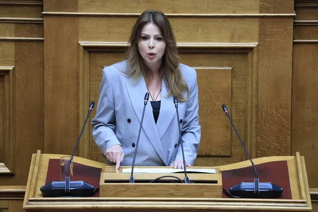 H βουλευτής Τρικάλων της Νέας Δημοκρατίας Κατερίνα Παπακώστα Παλιούρα