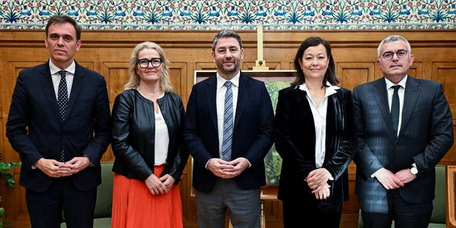 Συνάντηση Ανδρουλάκη με τις Ευρωπαίες εισηγήτριες Miapetra Kumpula – Natri και Laura Castel