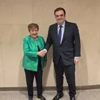 Συνάντηση Πιερρακάκη με τη Γενική Διευθύντρια του ΔΝΤ
