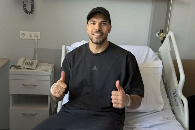 Το πρώτο μήνυμα του Σλούκα μετά το χειρουργείο