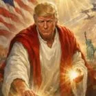 Ο Τραμπ διέγραψε άρον-άρον την εικόνα που τον έδειχνε ως… Ιησού