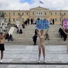 “Η σφαγή δεν είναι αγάπη” – Διαμαρτυρία vegans στο Σύνταγμα